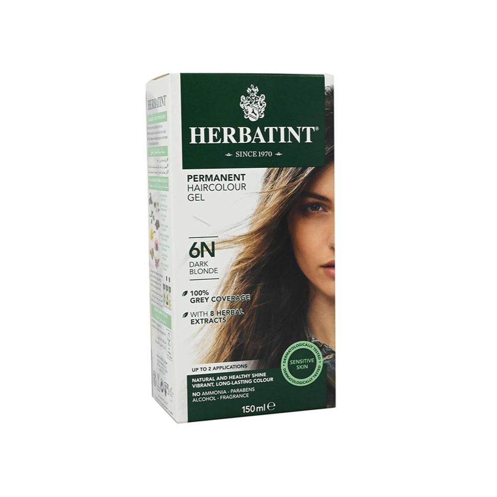 Herbatint Permanent Hair Color Gel - 6N, Dark Blonde 